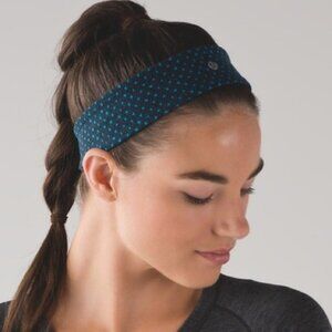 Lululemon Fly Away Tamer Headband in Limitless Blue